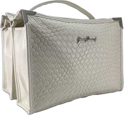 Gérard Brinard - Noir Blanc Luxe Duo Toilettas Wit (of Zwart) - Reistas - Beauty case - Cosmetica tas - Make-up Organizer - Skincare Organizer - Reis Toilettas - Multifunctionele Make-up Tasje - Case Tool