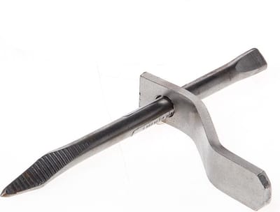 Toolland Pleisterhaak, 2 stuks, zwart, 200 mm