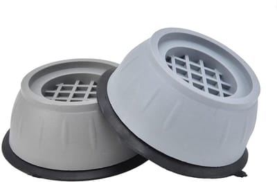 4 stuks wasmachinepads schok- en geluidsreductie antislip wasmachinevoeten voorkomt bewegen zwaaien lopen voor koelkasten en drogers Diameter 9 cm (Large diameter 9CM)