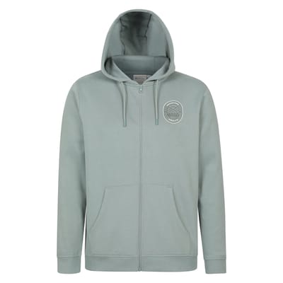 Mountain Warehouse Heren Avontuur Wacht Volledige Rits Hoodie (Groen)