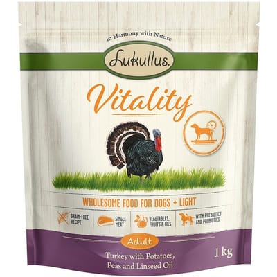 1kg Lukullus Vitality Light Graanvrij Honden Droogvoer
