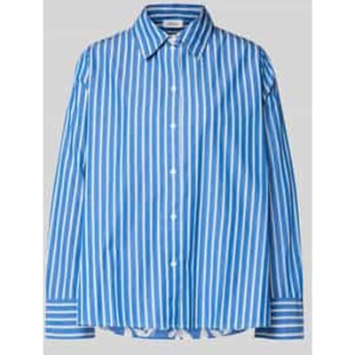 relaxed fit blouse met lange mouwen van puur katoen