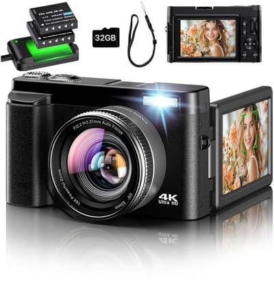 MRKK® Handycam - Videocamera - Vlog Camera voor Beginners