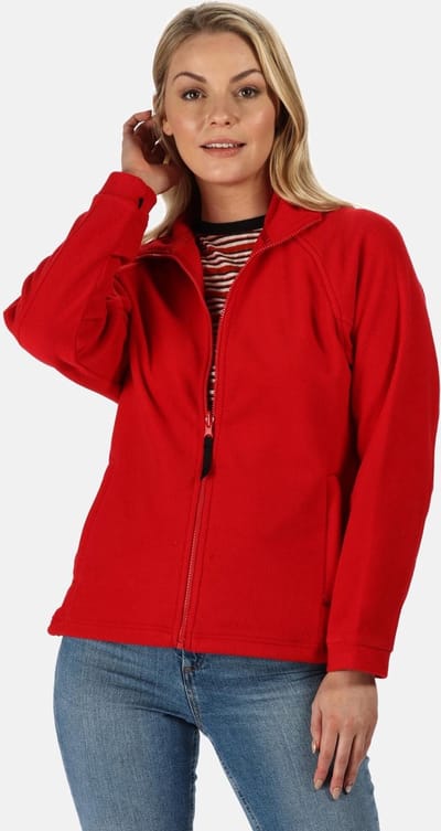 Fleece Dames Wandelen Zip-up Hoge Kraag