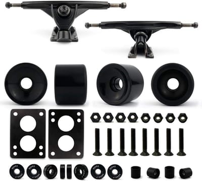 Complete Longboard Skateboard Set Incl. Wielen, Trucks en Lagers