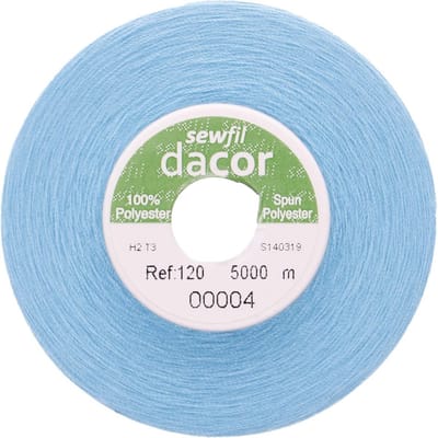 Polyester Naaigaren 5000 Meter Duurzaam Topaz Blauw
