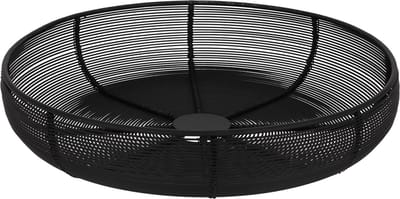 JENS Living Fruitmand Pim - Draadmand - ø29 x 6.5 cm - Zwart