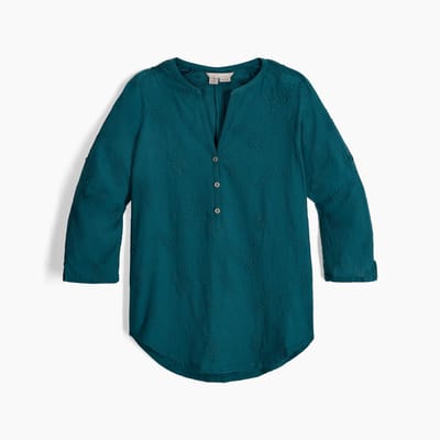 Royal Robbins Oasis Tunic II 3/4 Sleeve - Outdoorblouse - Dames - Balsam - Maat L