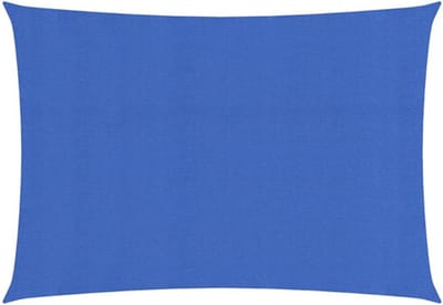 vidaXL - Zonnezeil - 160 - g/m² - 2x3,5 - m - HDPE - blauw