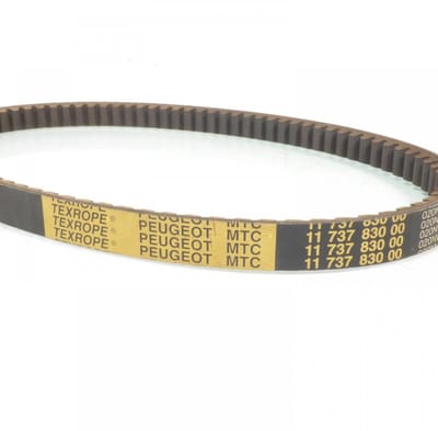 Courroie de transmission origine pour Scooter Peugeot 125 Elyseo 2001 à 2002 1173783000 / 737830 / 832X18.5 Neuf