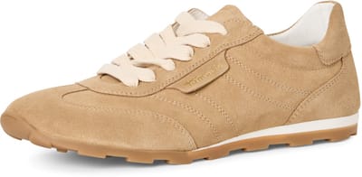 Tamaris leren sportschoenen 1-23611-44 3B6 damesschoenen laag model M2361144 zand
