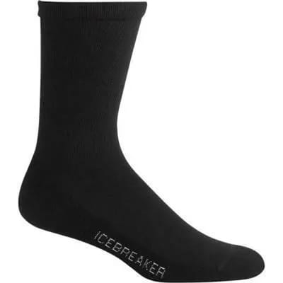 Icebreaker Lifestyle Light Crew Merino Sokken Zwart EU 44 1/2-46 1/2 Man