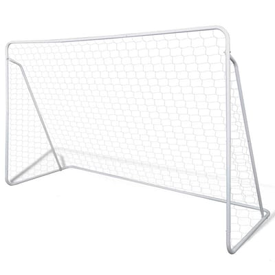 vidaXL - Voetbaldoelset - hoogwaardig - 240x90x150 - cm - staal