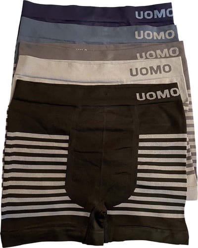 Hoogwaardige Kwaliteit Heren Boxershort / Onderbroeken Set | 5 stuks | Gestreept - Maat - M/L