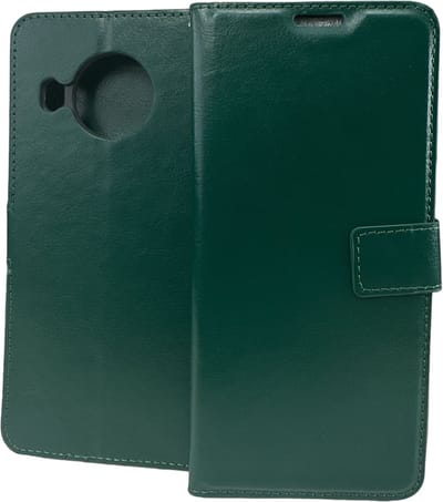 Portemonnee Book Case Hoesje Geschikt voor: Nokia X10 / X20 - Groen
