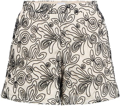 Object Objkerry Hw Shorts Broeken Dames - Ecru - Maat 34