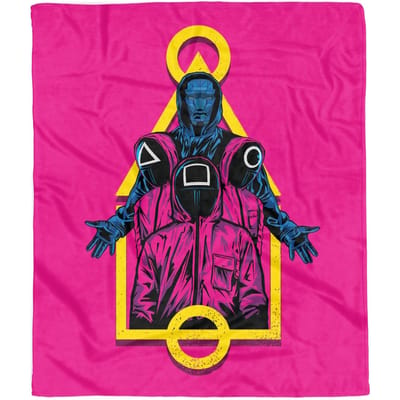 Squid Game Presenting Squid Game Fleece Blanket - M