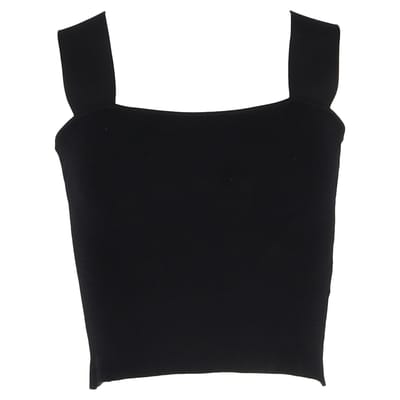 Diane von Furstenberg Cherita gebreide top in zwarte viscose