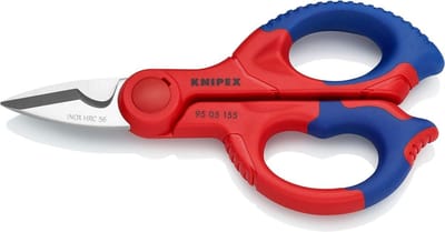 Sterke Elektriciensschaar Glasvezelversterkt 155 mm met Kabelknipper