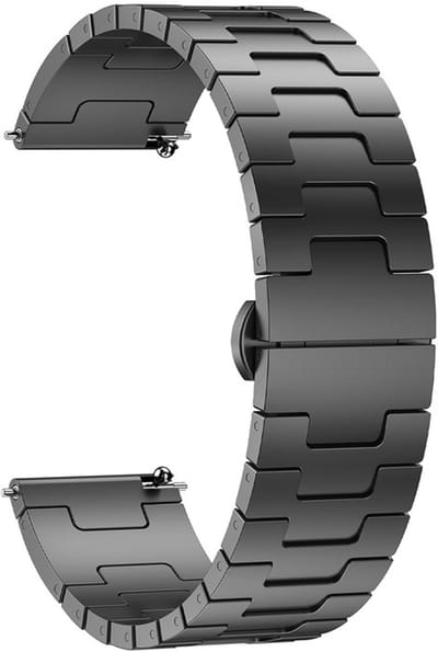Titanium bandje - geschikt voor Garmin Venu 2 / Venu 3 / Vivoactive 4 / Forerunner 255 / 265 - space grey