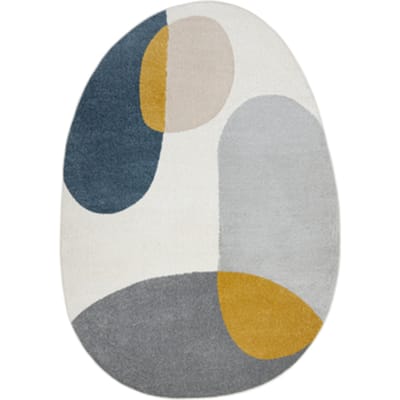 Kleden Rugsx Tapijt FUSION 5706 wit / helder grijskleuring 160x220 cm
