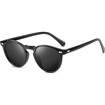 TR90 UV400 Anti-Reflectie Myopie Zonnebril Met Sterkte 0 Tot -6.0 Ronde Bijziendheid Zonnebril Voor Mannen Different Degree