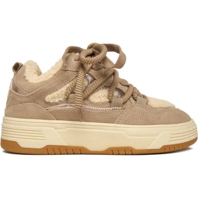 Steve Madden Boomer-f Sneakers Sand Multi Maat: 37 | Sneakers Outlet | Dames | Beige