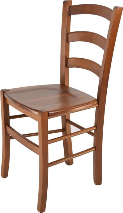 Tommychairs Venice - Eetkamerstoel - 1 Stuk - Licht Walnoot - Hout