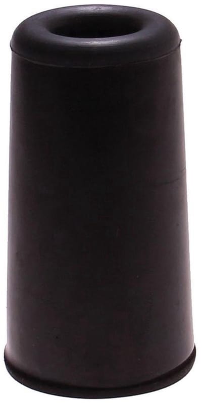 Deurbuffer - zwart - deurstopper - rubber - 75 x 40 mm - deurstop