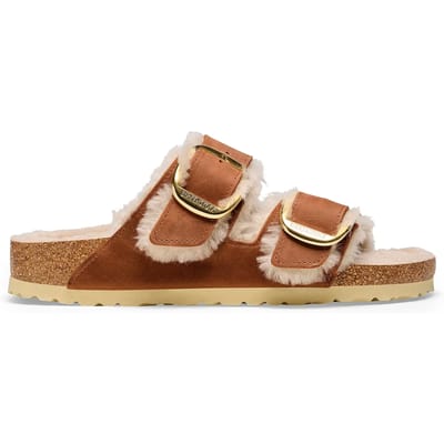 Geoliede leren sandalen voor vrouwen Birkenstock Arizona Big Buckle Oiled