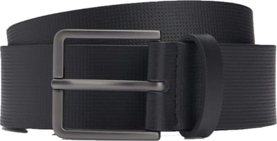 BOSS Leren Riem Ther-Tx_Sz35 Leather Belt W90 Black Zwart