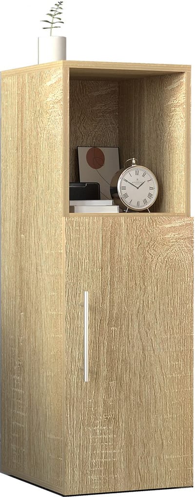 VCM zwarte nachtkastje, nachtkastje, nachtkastje voor slaapkamer, groot nachtkastje, nachtkastje met lades voor slaapkamer, nachtkastje met lades, nachtkastjes