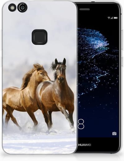 Huawei P10 Lite TPU Hoesje Paarden