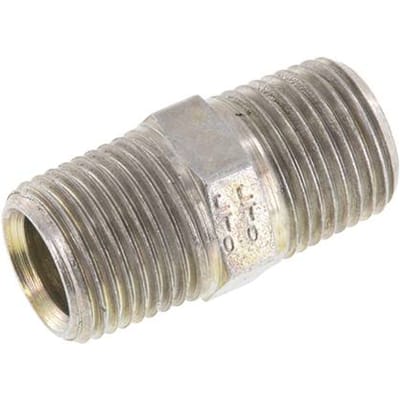 1/2'' NPT Verzinkt Stalen Borstnippel 210 Bar - Hydrauliek