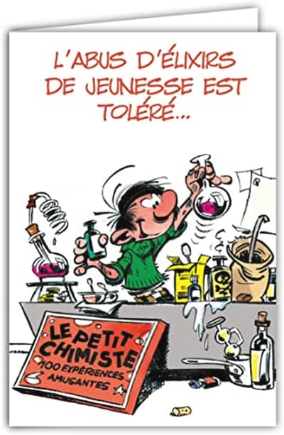 Grappige verjaardagskaart met motieven - Ge/Jeugd/Chemie