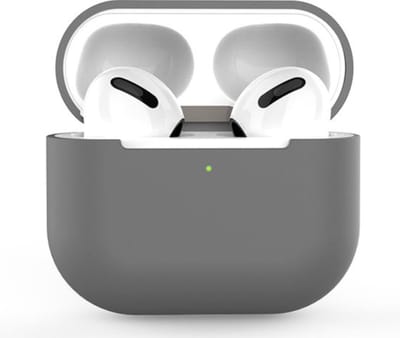 Siliconen Case voor de AirPods 3 (2021) - Grijze - Airpods Hoesje - Case - Apple