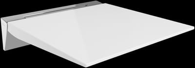 villeroy boch Villeroy & Boch ViCare opklapbare douchezitting, 355x400x55mm, 921740, Wit, 92174068