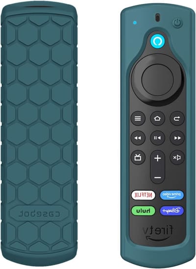 Zwarte siliconen afstandsbediening hoes voor Fire TV Stick 4K Max, Lite en Cube - Antislip bescherming en comfortabele grip