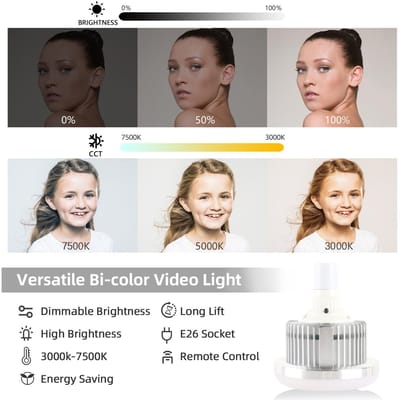 Studio Fotografie Lichtkit Softbox Verlichtingsset Inclusief 85W Bi Color LED Licht + 40x40cm Softbox + 1.7m Lichtstatief US Plug zwart