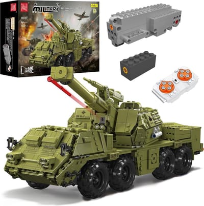 DW4Trading Remote Controlled DANA Zelfrijdende Howitzer Tank 1923 Stukjes - 15x17x48 cm - Compatibel met Grote Merken