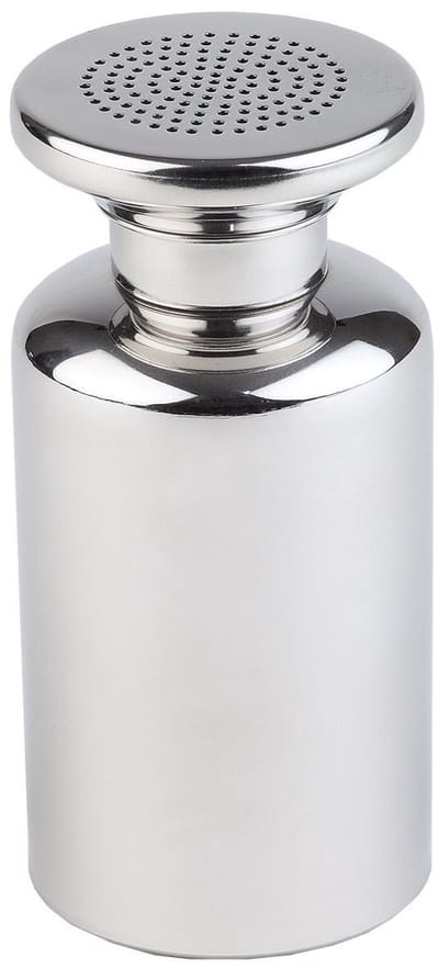 APS Zoutstrooier - Roestvrijstaal - Professionele strooier met Schroefdeksel - Voor Horeca - 8 x 8 cm (227ml)