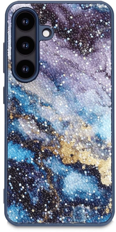 Casemania - Backcover - Geschikt voor - Samsung S25 FE - Glitter - Paars