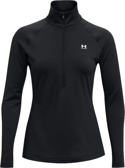 Under armour cg authentics 1/2 zip in de kleur zwart.