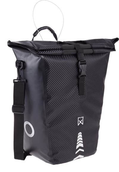 WILLEX - 100% WATERDICHT - ENKELE TAS - CARBON LOOK - MET CIJFERSLOT - 25 Liter