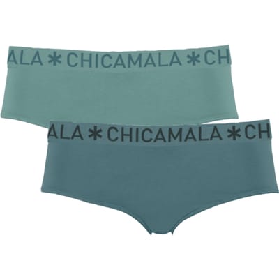 Chicamala – Dames Briefs – 2 Pack - Normale Lengte – Onderbroeken Dames – Lingerie – Dames Ondergoed – Kleding - 95% Katoen – Dames kleding