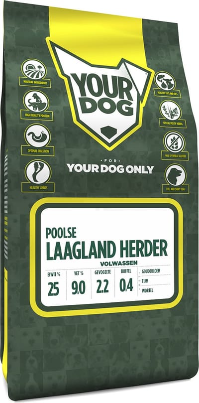 Yourdog Poolse laagland herder Rasspecifiek Adult Hondenvoer 6kg | Hondenbrokken