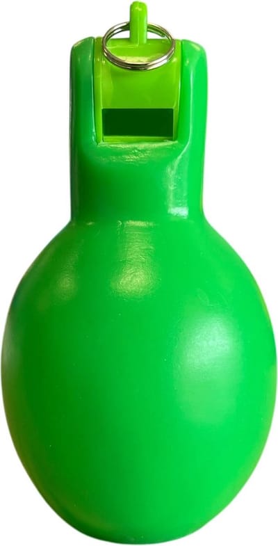 Handfluit - Fluitje Scheidsrechter - Knijpfluit - Wizzball Groen