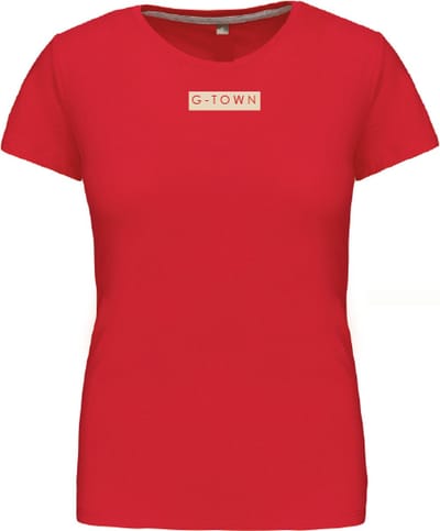 G-TOWN Dames T-shirt Beige Print