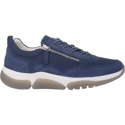 Gabor rollingsoft sensitive 66.938.36 - dames rollende wandelsneaker - Blauw - maat 40.5 (EU) 7 (UK)