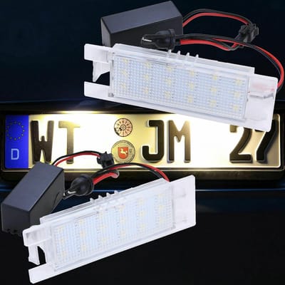 LED Kentekenverlichting Warm Wit Compatibel met Alfa Romeo 147 156 159 166 GT